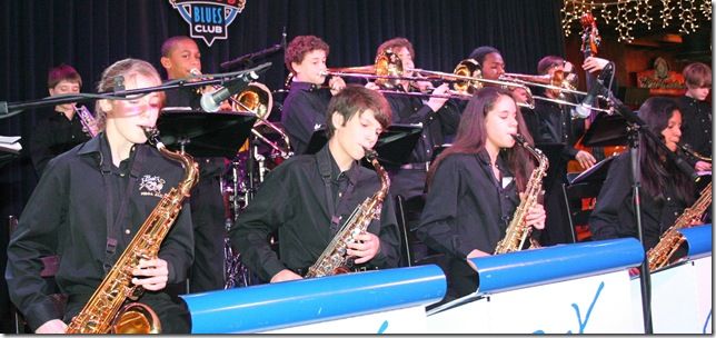 The Bak Middle School for the Arts Jazz Band.
