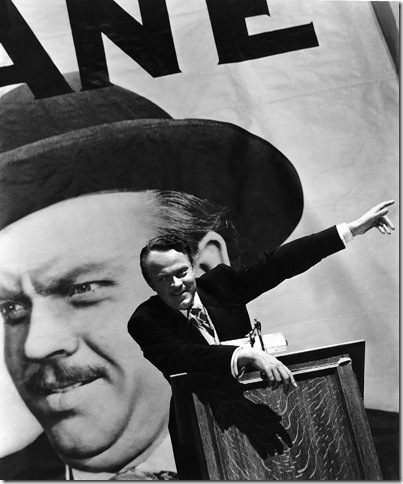 Orson Welles in Citizen Kane (1941).