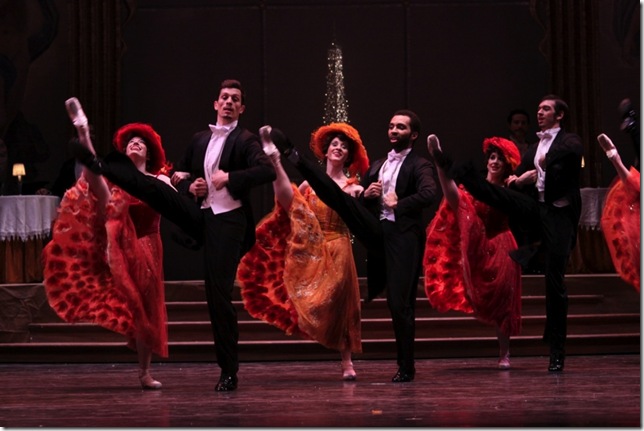 The Joffrey Ballet, seen here in The Merry Widow, comes to the Kravis on March 31.