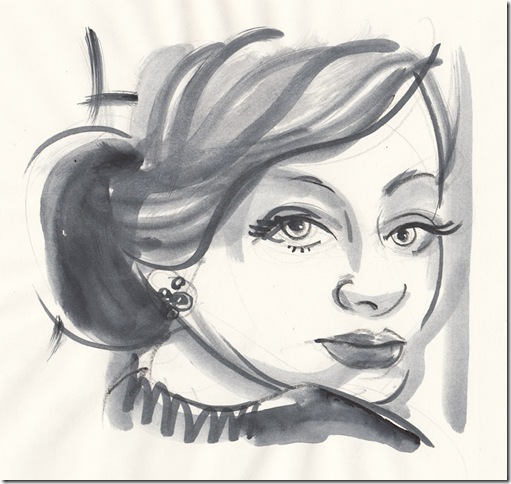 Adele, appearing Oct. 14 at the American Airlines Arena, Miami. (Illustration by Pat Crowley)