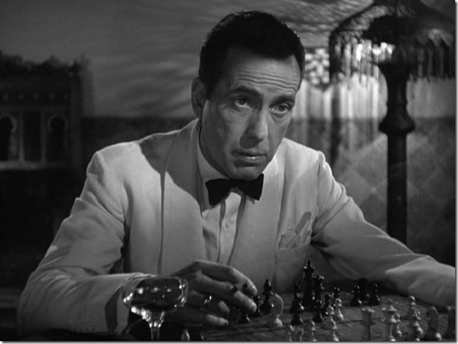 Humphrey Bogart in Casablanca (1942). 