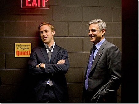 Ryan Gosling and George Clooney in The Ides of March.