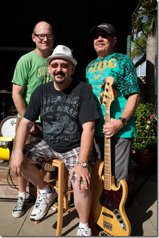 Mike Vullo, Rick Rossano and Bill Rabon of The Dillengers. (Photo by Tom Tracy)