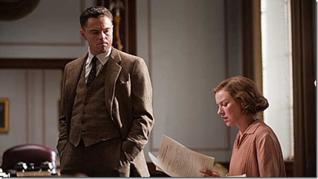 Leonardo DiCaprio and Naomi Watts in J. Edgar.