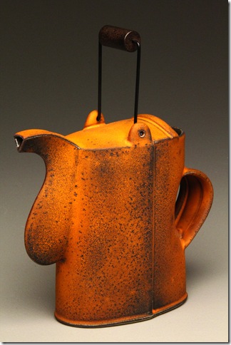 An untitled teapot by Todd Burns.