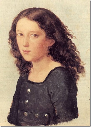 Felix Mendelssohn at age 12, painted in 1821 by Karl Joseph Begas.
