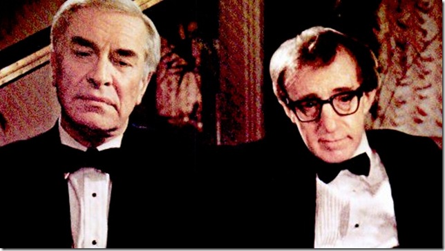 Martin Landau and Woody Allen in Crimes and Misdemeanors.