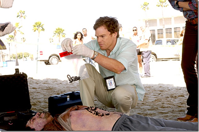 Michael C. Hall in Dexter.