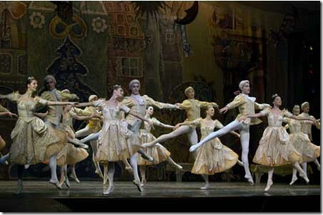 A scene from The Nutcracker, as staged by Moscow Classical Ballet.