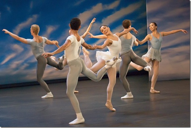 A scene from Miami City Ballet’s Square Dance.