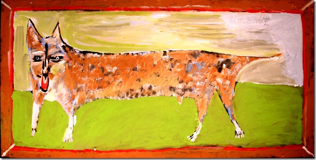 Red the Weenie Dog (2000), by Jimmy Lee Sudduth.