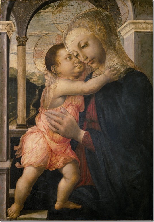 Madonna with Child (1466), by Sandro Botticelli.