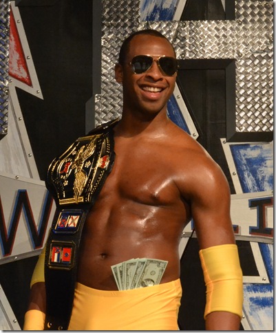 Donte Bonner in The Elaborate Entrance of Chad Deity, at the Caldwell Theatre.