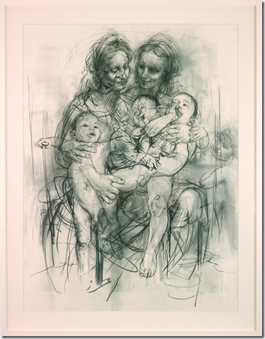 Reproduction Drawing IV (After da Vinci, 2010), by Jenny Saville.