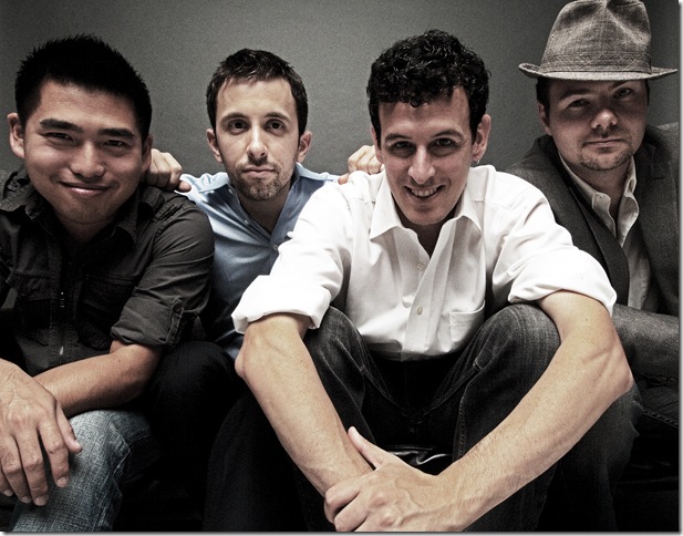The Euclid Quartet: Si-Yan Darren Li, Jacob Murphy, Luis Vargas and Jameson Cooper. (Photo by Anthony Tahlier)