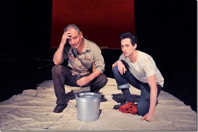 Mark Zeisler and JD Taylor in Red, at the Maltz Jupiter Theatre.