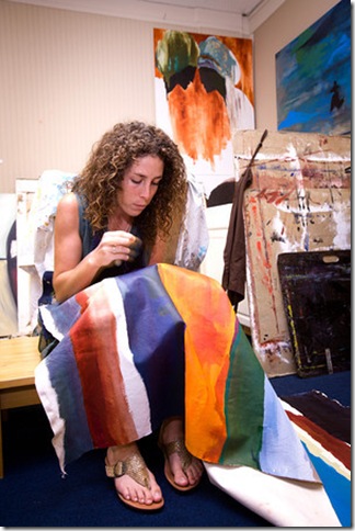Artist Talia Cervetti is a graduate of the Dreyfoos School in West Palm Beach. (Photo by Tom Tracy)