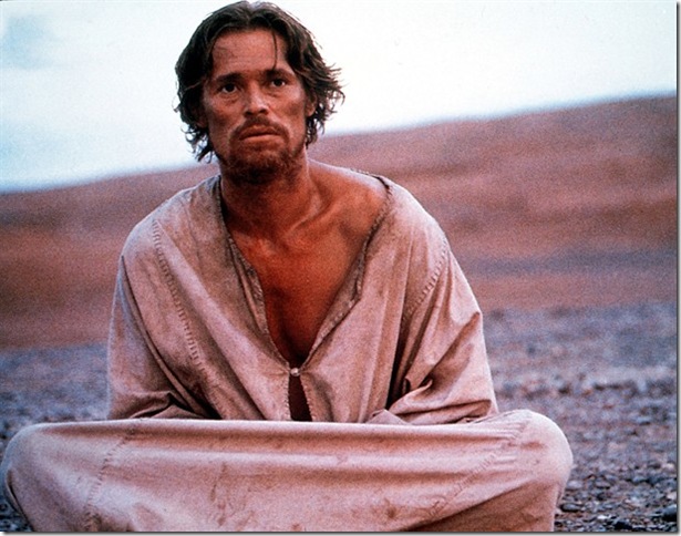 Willem Dafoe in The Last Temptation of Christ (1988).