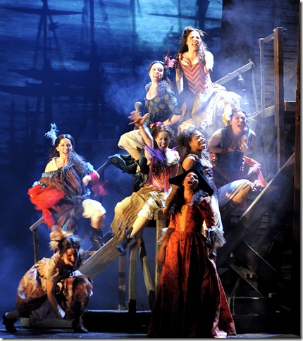 LeWomen in the cast of Les Misérables sing “Lovely Ladies.”