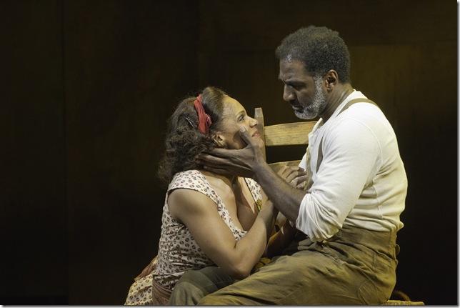 Audra McDonald and Norm Lewis in Porgy and Bess.