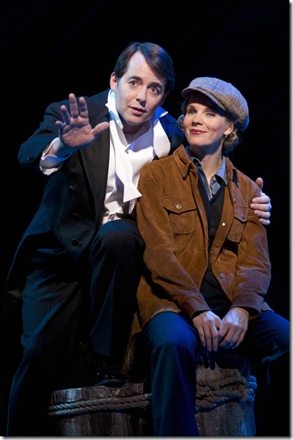 Matthew Broderick and Kelli O’Hara in Nice Work if You Can Get It. (Photo by Joan Marcus)