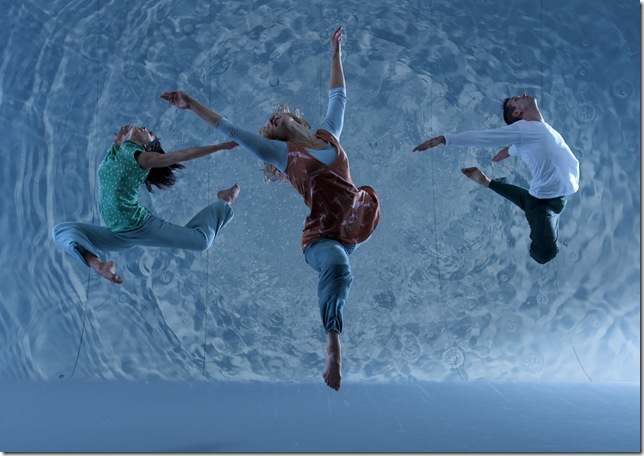 The dancers of Motionhouse, in a scene from Scattered.