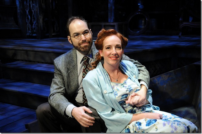 Brian Wallace and Erin Joy Schmidt in Talley’s Folley. (Photo by Alicia Donelan)