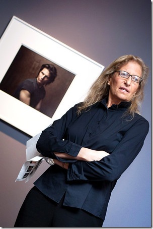 Annie Leibovitz at the Norton. (Photo by Tom Tracy)