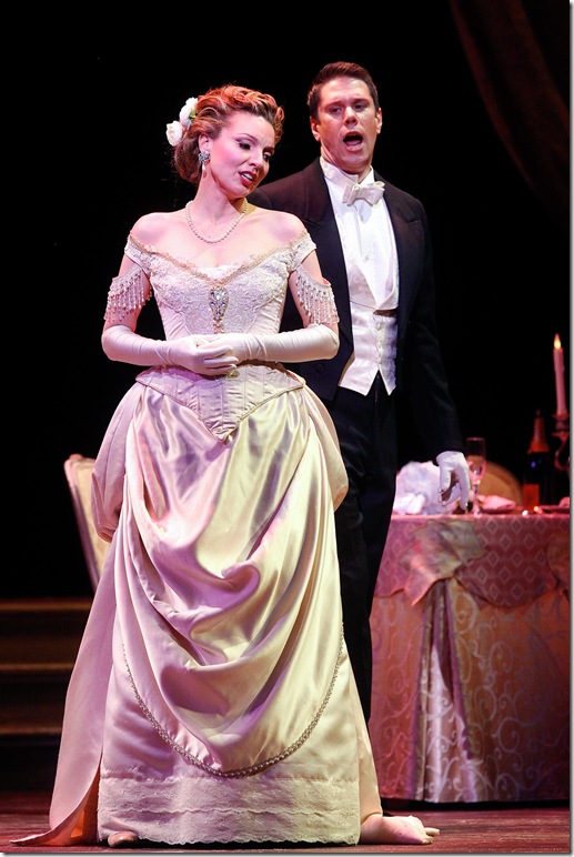 Sarah Joy Miller and David Miller in La Traviata.