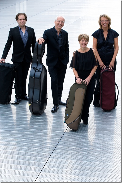 The Utrecht String Quartet, from left: Joël Waterman, Sebastian Koloski, Katherine Routley and Eeva Koskinen.