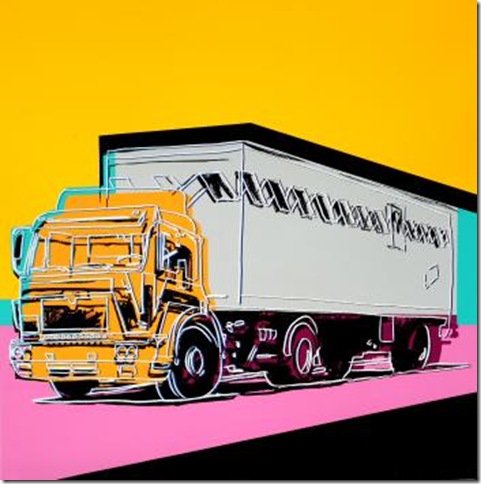 Truck (1985), by Andy Warhol.