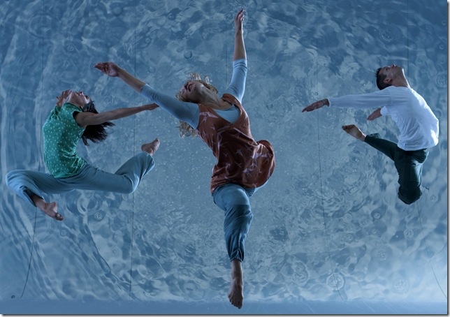 The dance troupe Motionhouse, in a scene from Scattered, Jan. 22-23 at the Kravis Center.