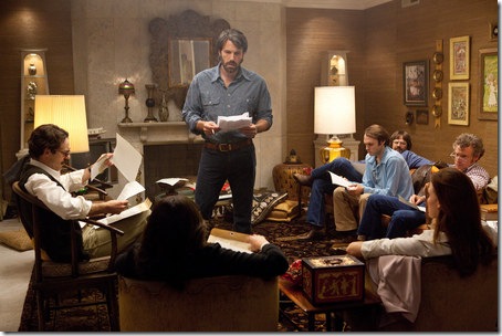 Ben Affleck (center) in a scene from Argo.