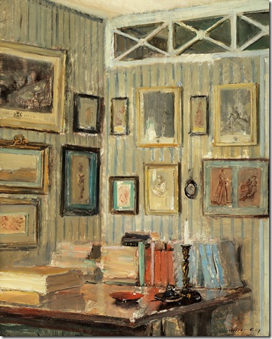 The Artist’s Study, rue de L’Université (c. 1910), by Walter Gay.