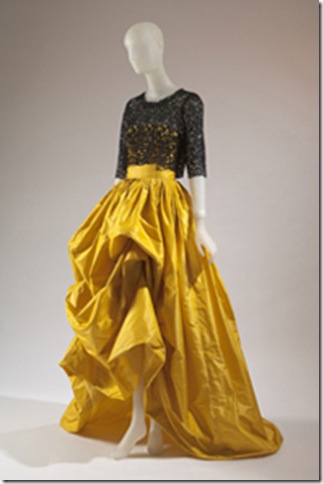 A design from the Spring 2012 collection of Oscar de la Renta, at the Boca Raton Museum of Art.