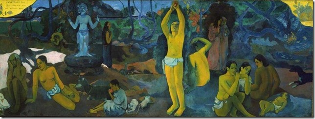 Where Do We Come From? What Are We? Where Are We Going? (1897), by Paul Gauguin.