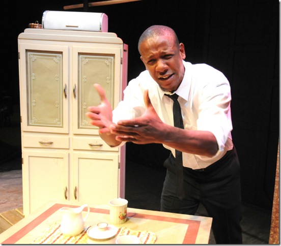 Ethan Henry in A Raisin in the Sun, at Palm Beach Dramaworks from Feb. 1 to March 3. (Photo by Alicia Donelan)