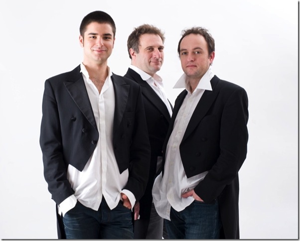 The Vienna Piano Trio, from left: Bogdan Bozovic, Stefan Mendl and Matthias Gredler.