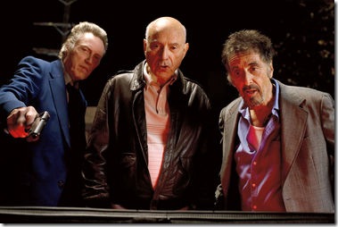 Christopher Walken, Alan Arkin and Al Pacino in Stand Up Guys.