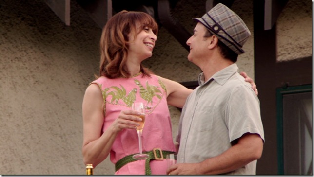 Illeana Douglas and Kevin Pollak in Chez Upshaw (2011).