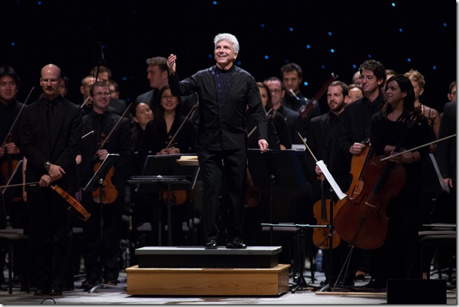 Peter Oundjian and the New World Symphony, at the Festival of the Arts Boca. (Photo by Robert Stolpe)