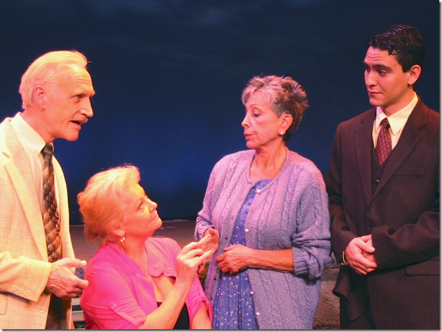 From left: Kevin Reilley, Diane Gilch, Phyllis Spear and Peter Fernandez in The Last Romance