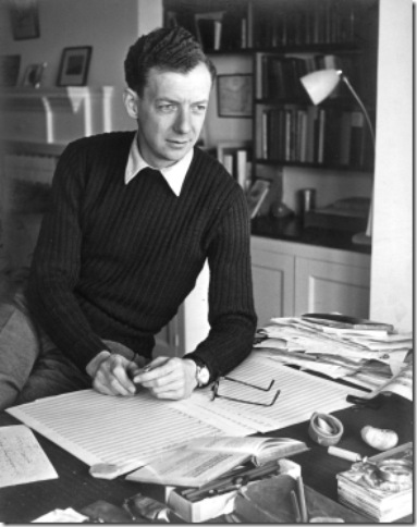 Benjamin Britten in 1949. (Photo by Roland Haupt/Image courtesy www.britten100.org)