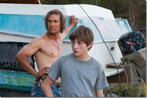 Matthew McConaughey and Tye Sheridan in Mud.