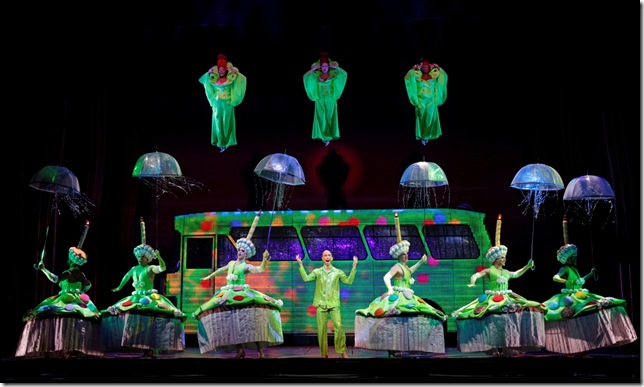 A scene from Priscilla, Queen of the Desert, coming to the Kravis from April 23-28. (Photo by Joan Marcus)