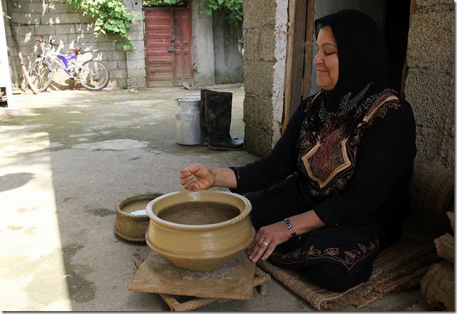 A woman potter in Iran, photographed by Raheleh Filsoofi.