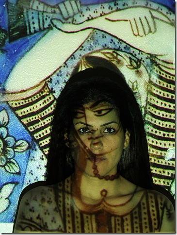 Raheleh Filsoofi, seen through the prism of traditional Iranian artwork.