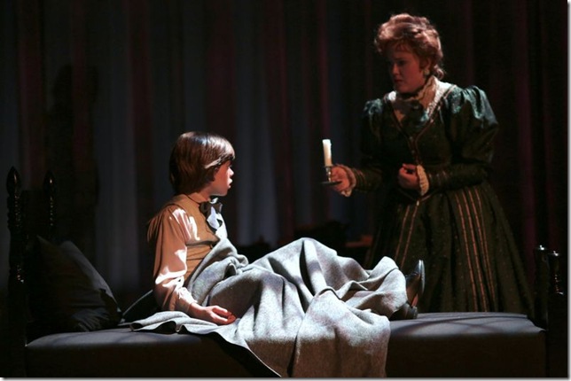 Sidney O’Gorman and Bonnie Sherman Brown in The Turn of the Screw.