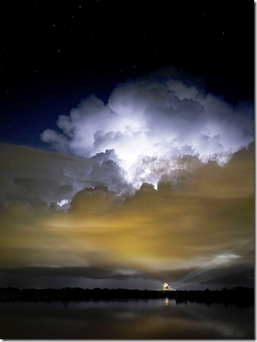 Launch Delay: Storming Over the Space Shuttle (2010), by Mark Widick.