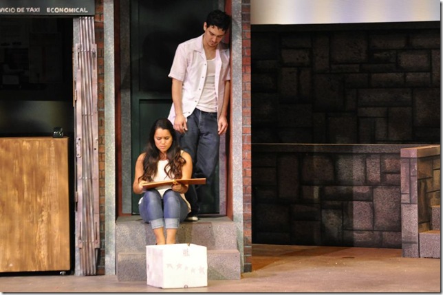 Peter Fernandez and Mela Vargas in the Lake Worth Playhouse production of In the Heights.